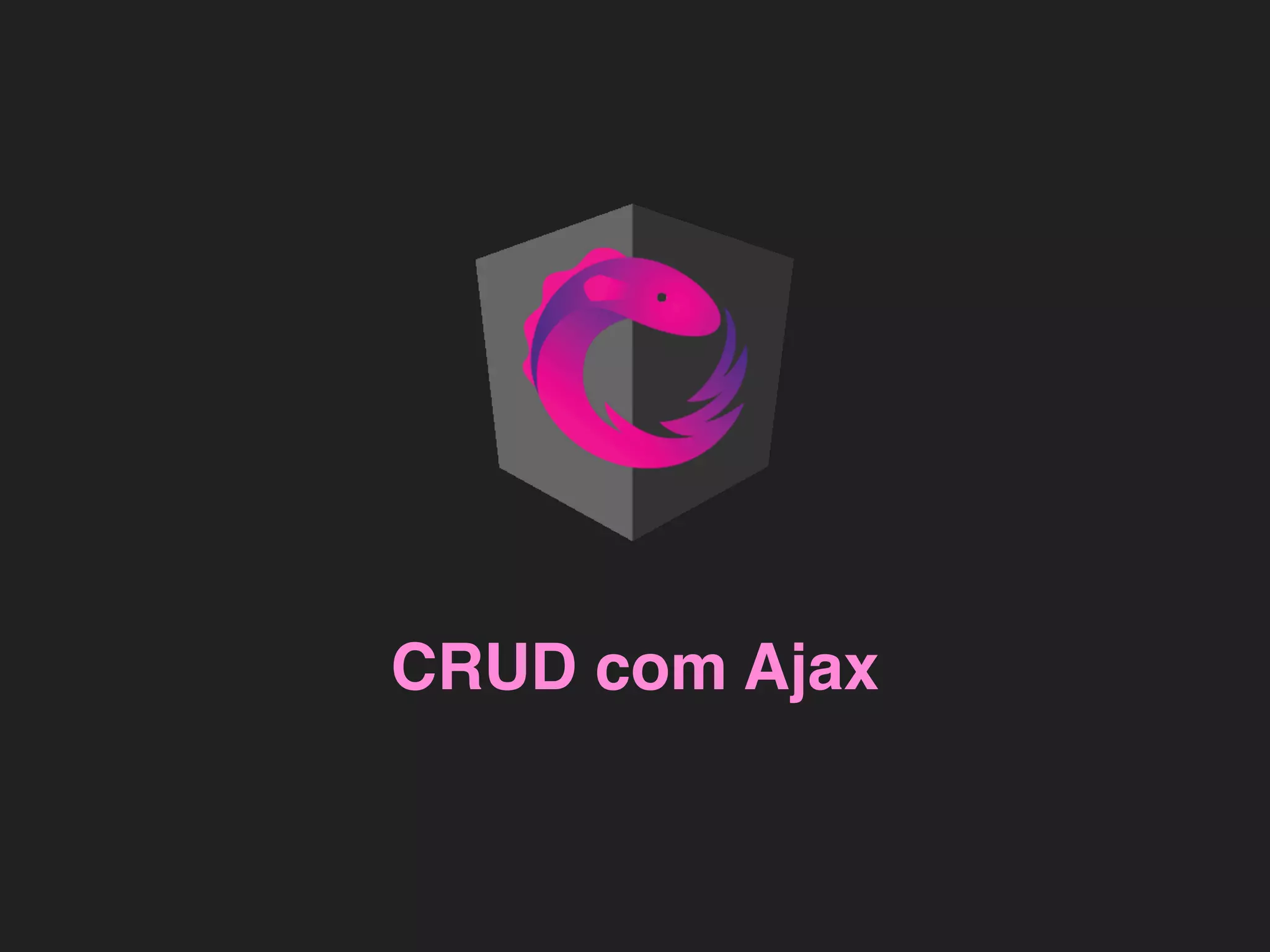CRUD com Ajax 