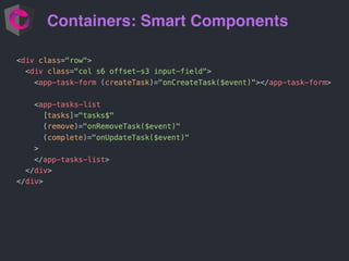 Containers: Smart Components
 