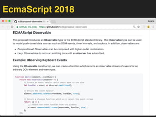 EcmaScript 2018
 