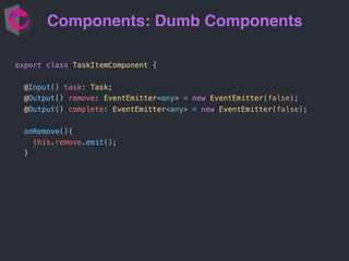 Components: Dumb Components
 