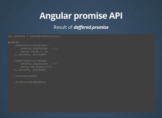 Angular Promises and Advanced Routing | PDF
