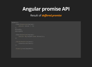 Angular promises and http | PDF