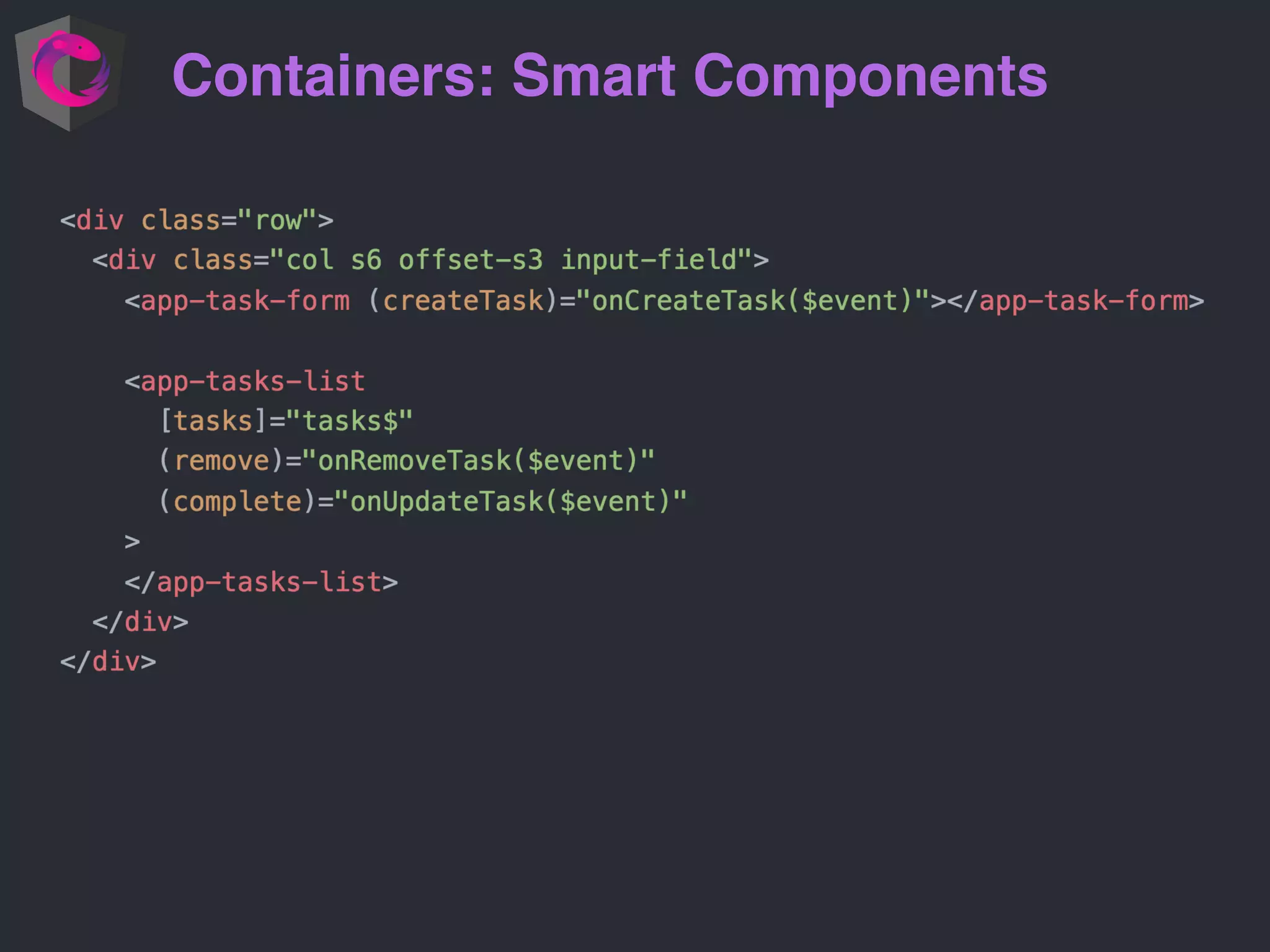 Containers: Smart Components 