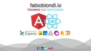 fabiobiondi.io
TRAINING AND MENTORING
 