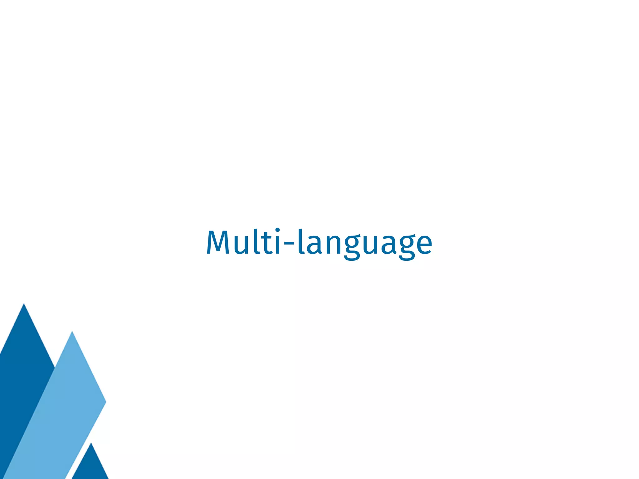 Multi-language