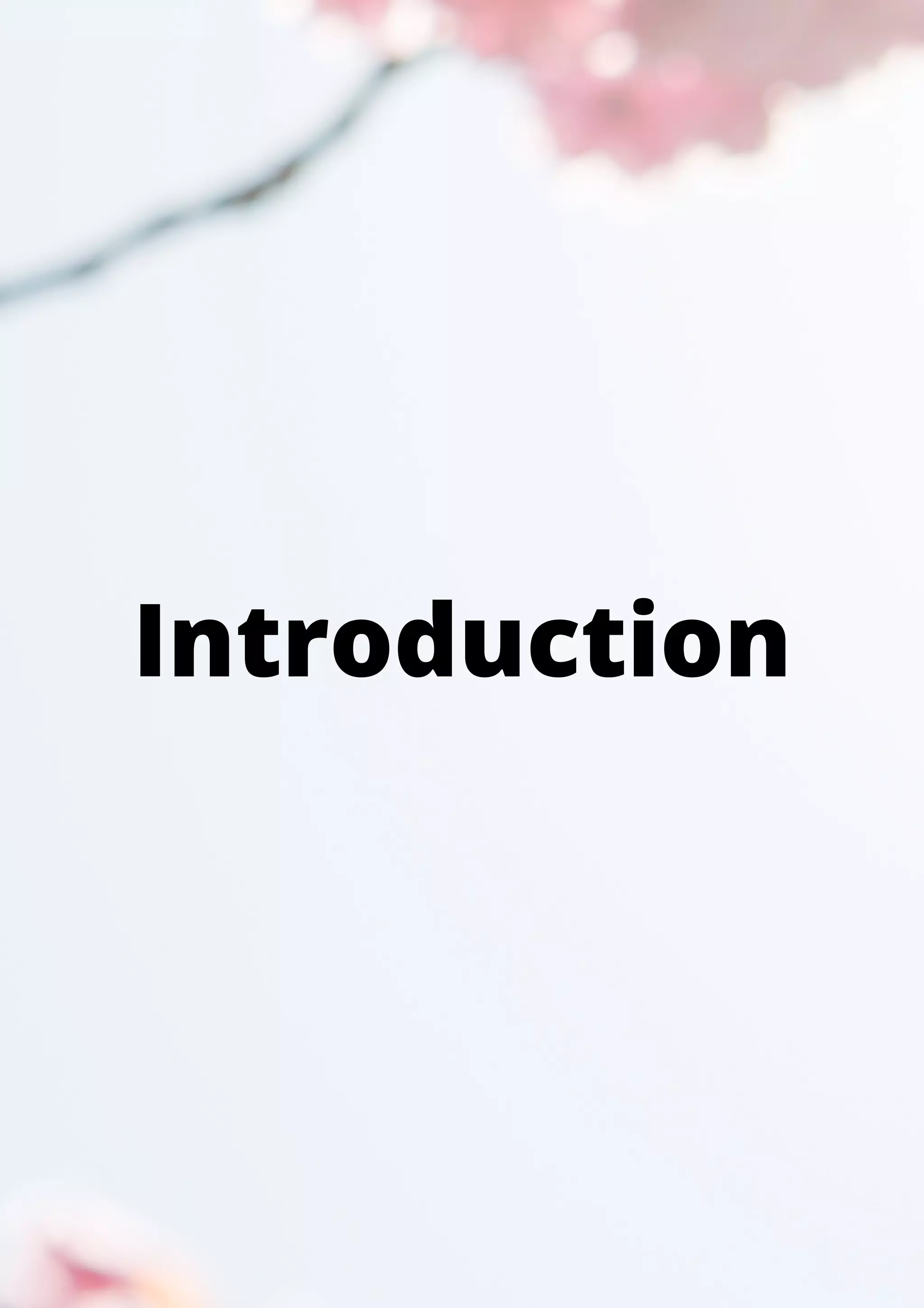 Introduction 