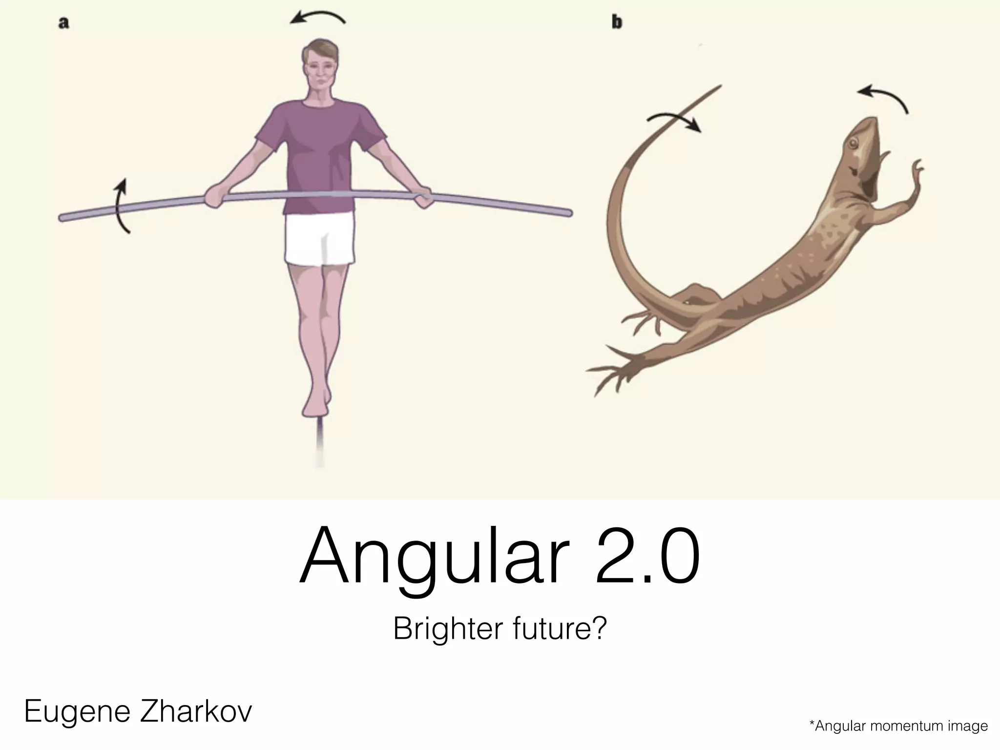 Angular 2.0 
Brighter future? 
*Angular momentum image Eugene Zharkov 
 
