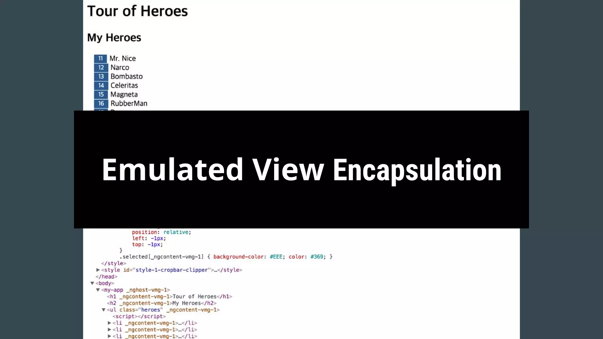 Emulated View Encapsulation
 