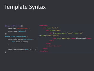 Template Syntax