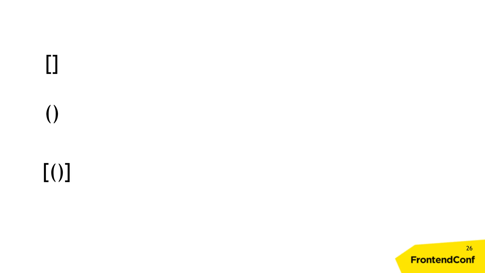 26 [] () [()] 