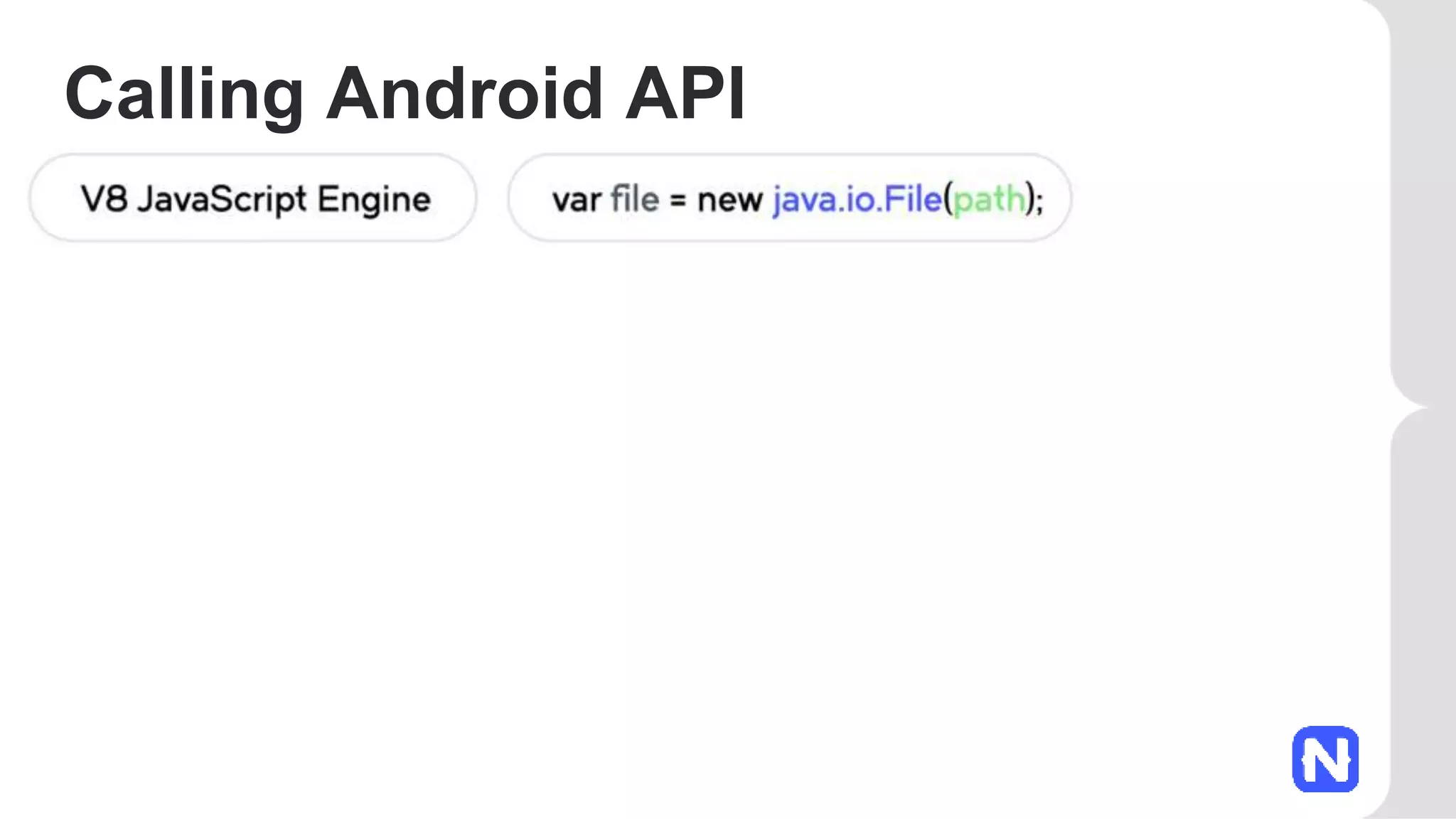 Calling Android API
 