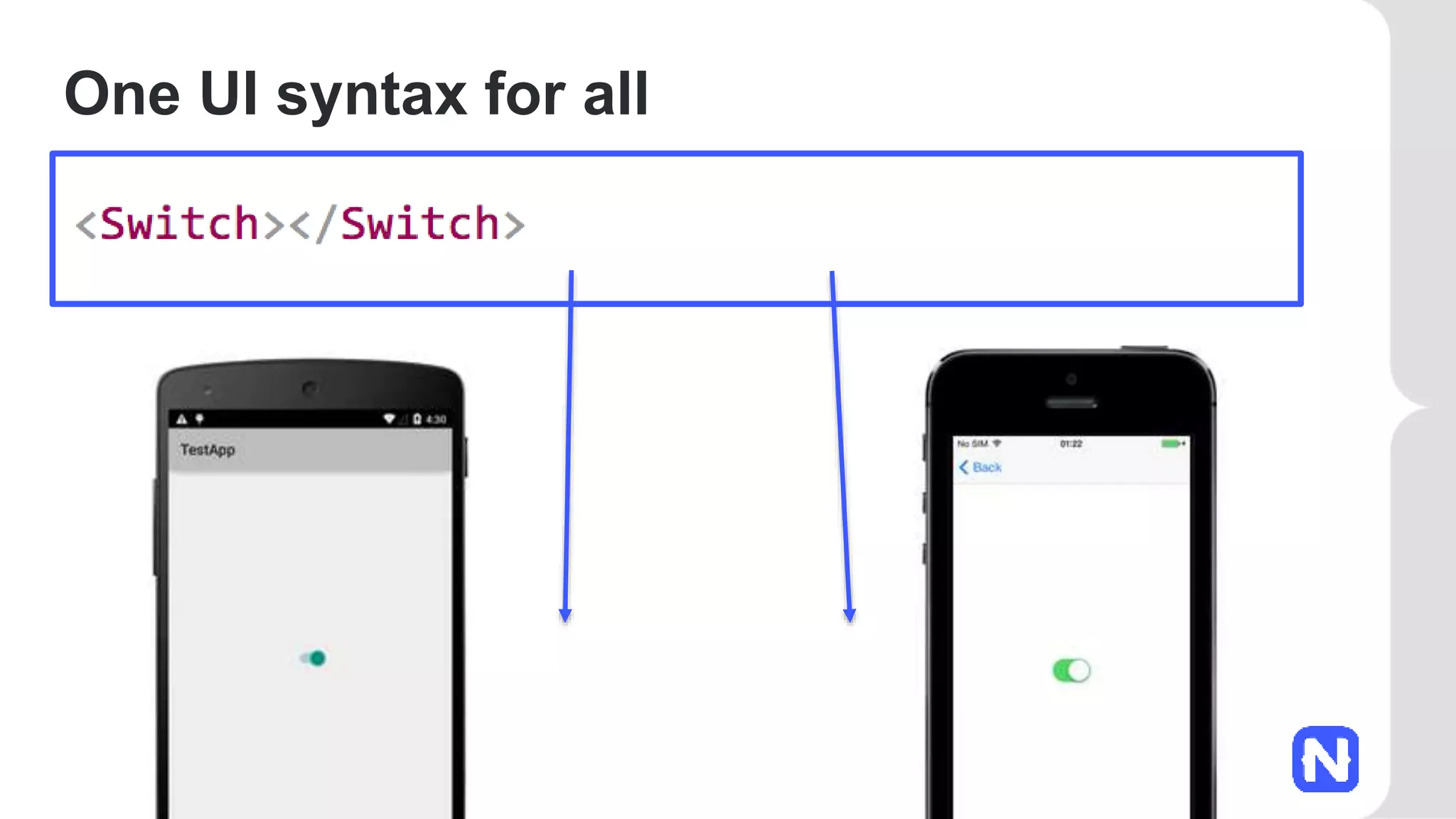 One UI syntax for all
 
