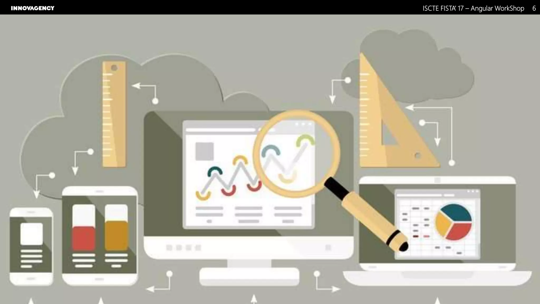 Nome do Documento / Cliente / 13.03.17 / 66ISCTE FISTA’ 17 – Angular WorkShop
Este documento é propriedade intelectual de Innovagency, não podendo ser alterado ou usado para outro fim, a não ser o previamente acordado, sem autorização da mesma.
 