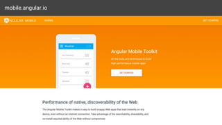 mobile.angular.io
 