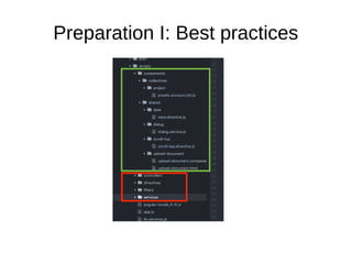 Preparation I: Best practices
 