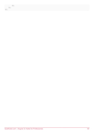 GoalKicker.com – Angular 2+ Notes for Professionals 121
});
});
});
 