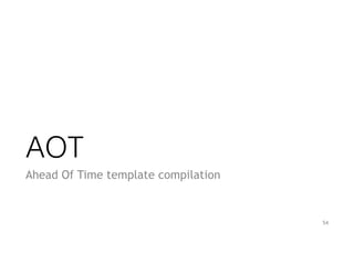 AOT
Ahead Of Time template compilation
54
 