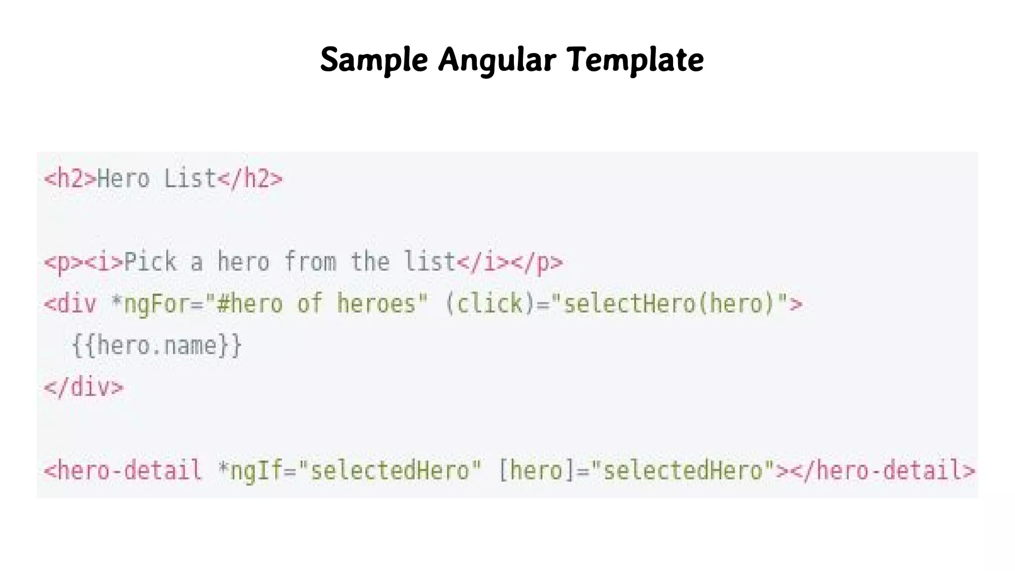 Sample Angular Template
 