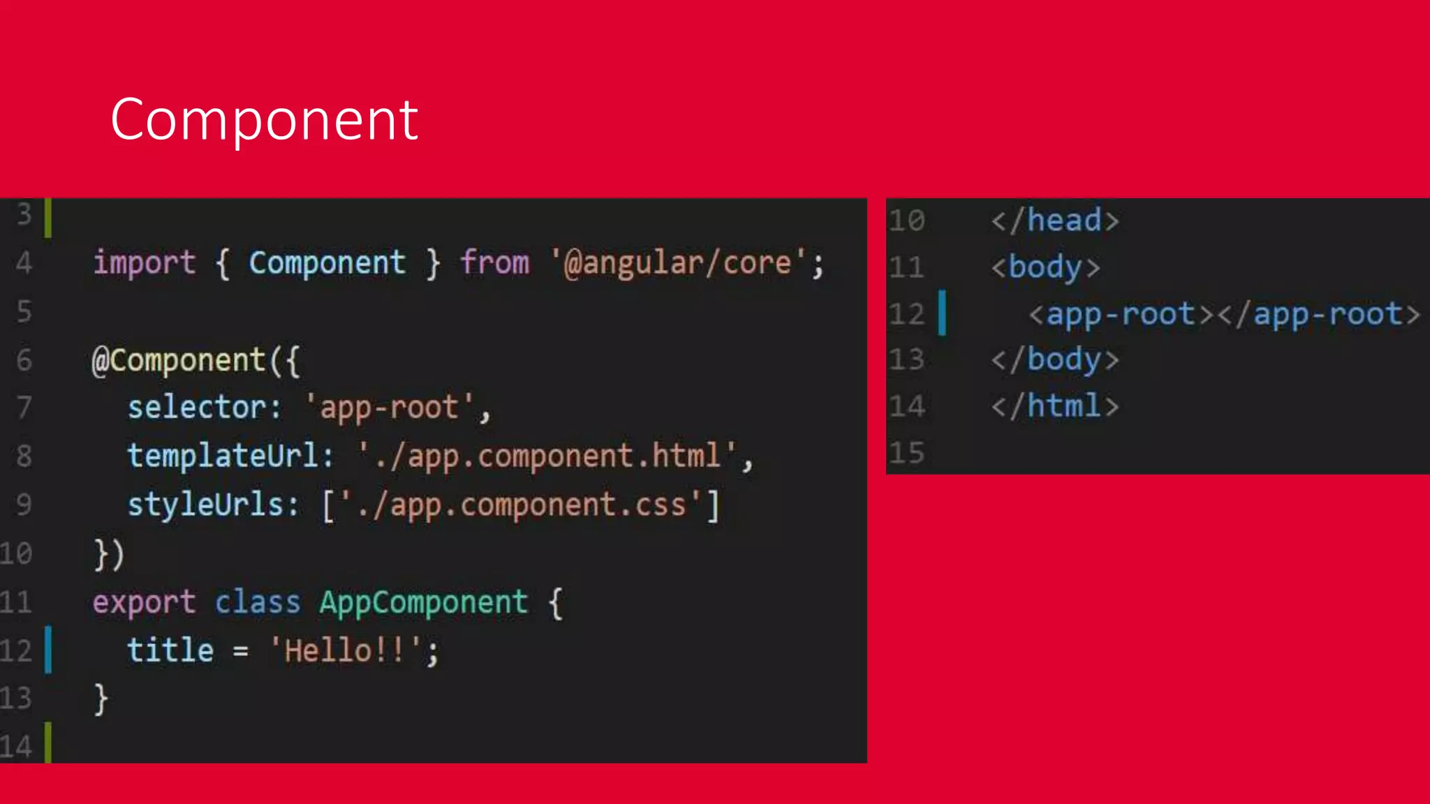 Component
 