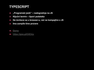 Dinosaurusi su umreli od Angular2 | PPTX