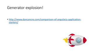 Angular boilerplate generator | PPTX