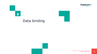20
9
Data binding
11/08/2021 | ©2021 Inetum | Ahmed Ghrairi
PRESENTATION Angular
 