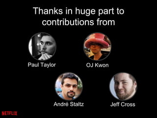 Thanks in huge part to
contributions from
Paul Taylor OJ Kwon
André Staltz Jeff Cross
 
