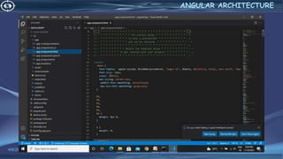 4/6/2022 18
ANGULAR ARCHITECTURE
 