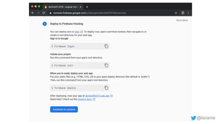 Creating real time applications with Angular and Firebase | PDF