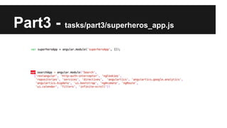 Part3 - tasks/part3/superheros_app.js 
 