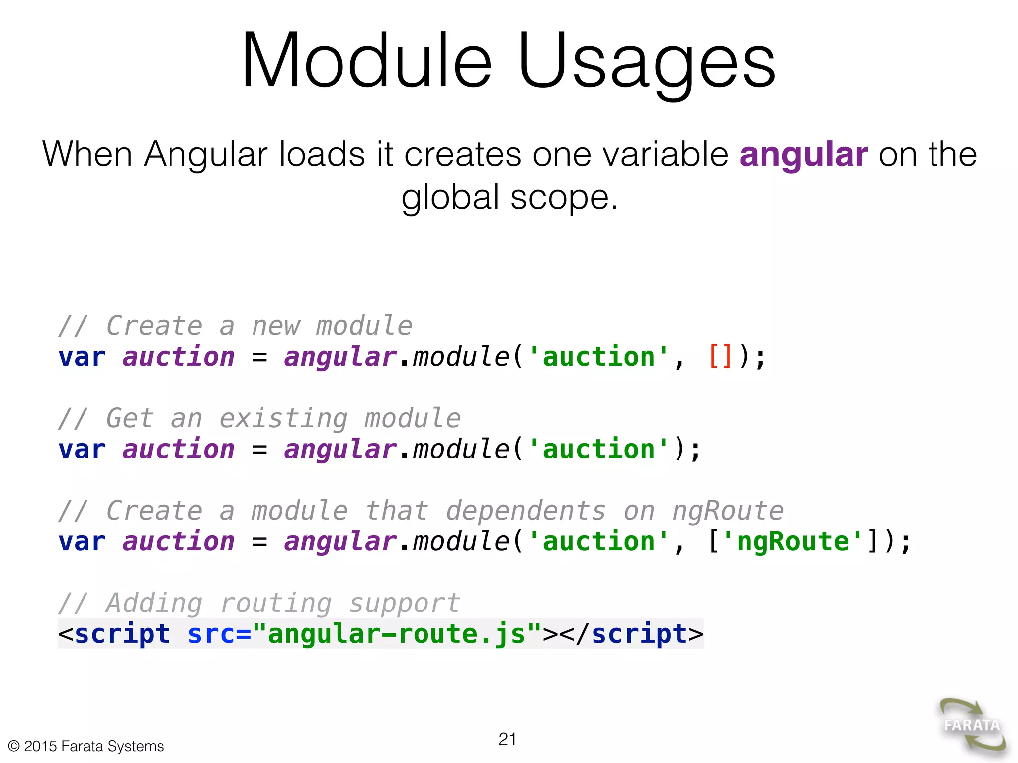 Overview of the AngularJS framework | PPT