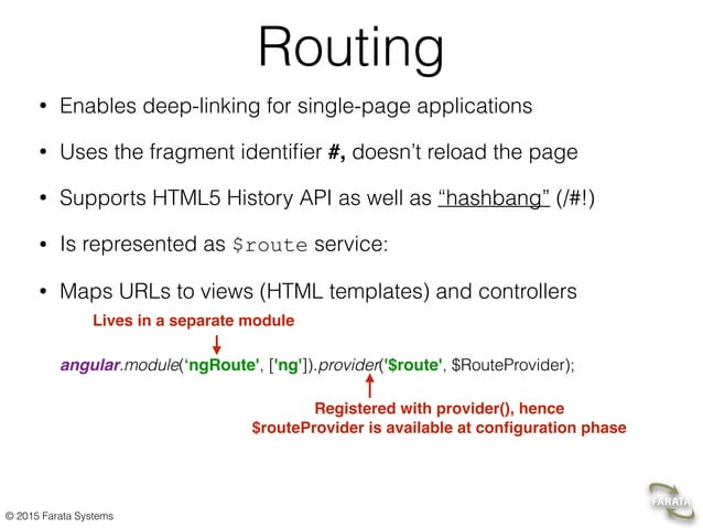 Overview of the AngularJS framework | PPT