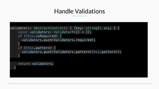 Angular genericforms2 | PPT