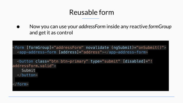 Angular genericforms2 | PPT