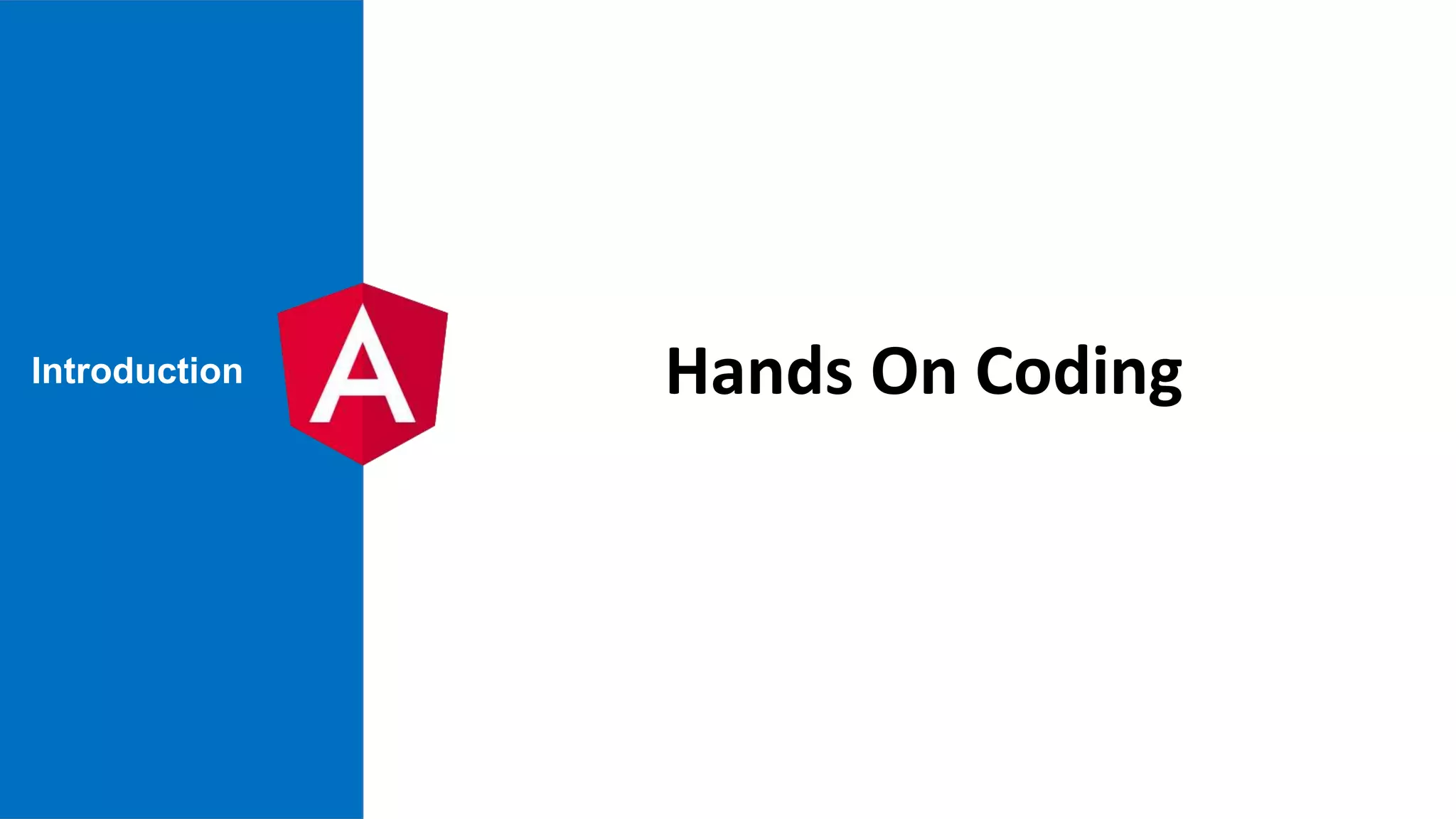 Hands On CodingIntroduction 