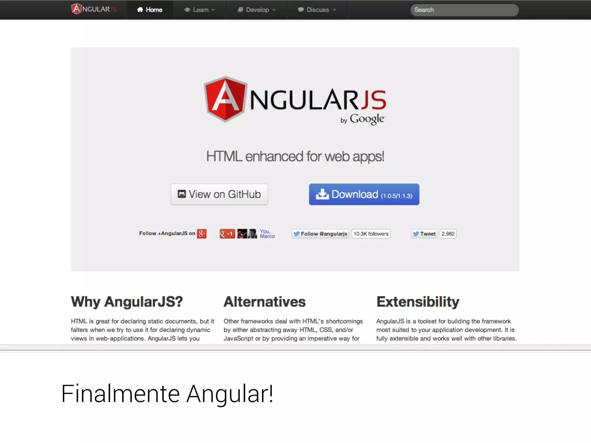 Finalmente Angular! 