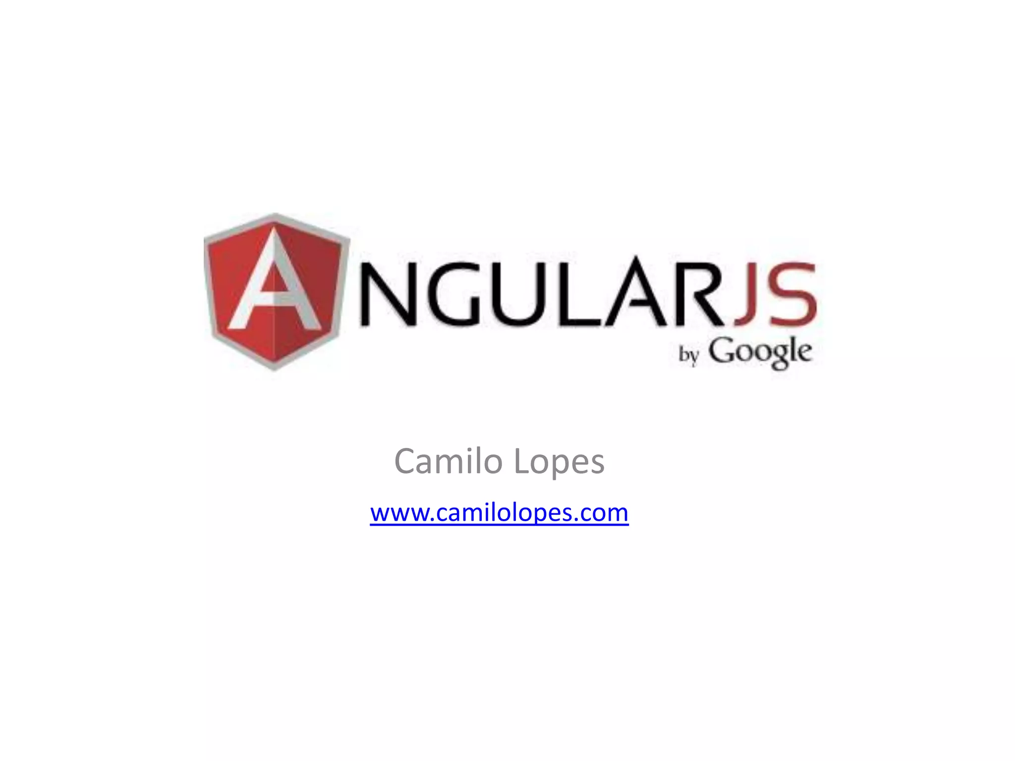 Overview about AngularJS Framework | PPT