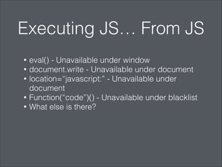 Breaking AngularJS Javascript sandbox | PPT | Free Download