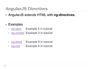 Intro to AngularJS | PPT