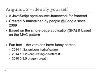 Intro to AngularJS | PPT