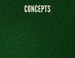 CONCEPTS 
 