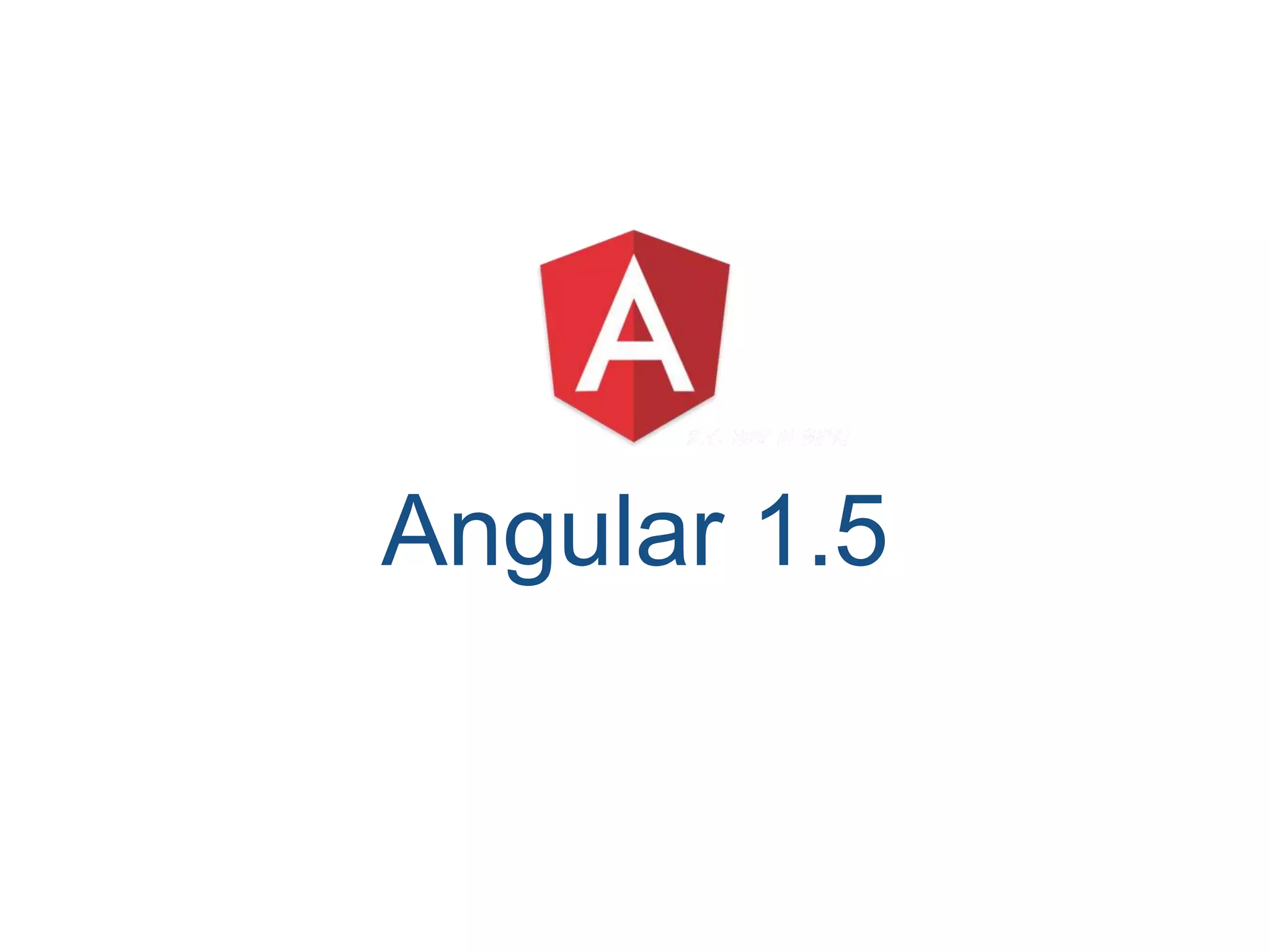 Angular 1.5 