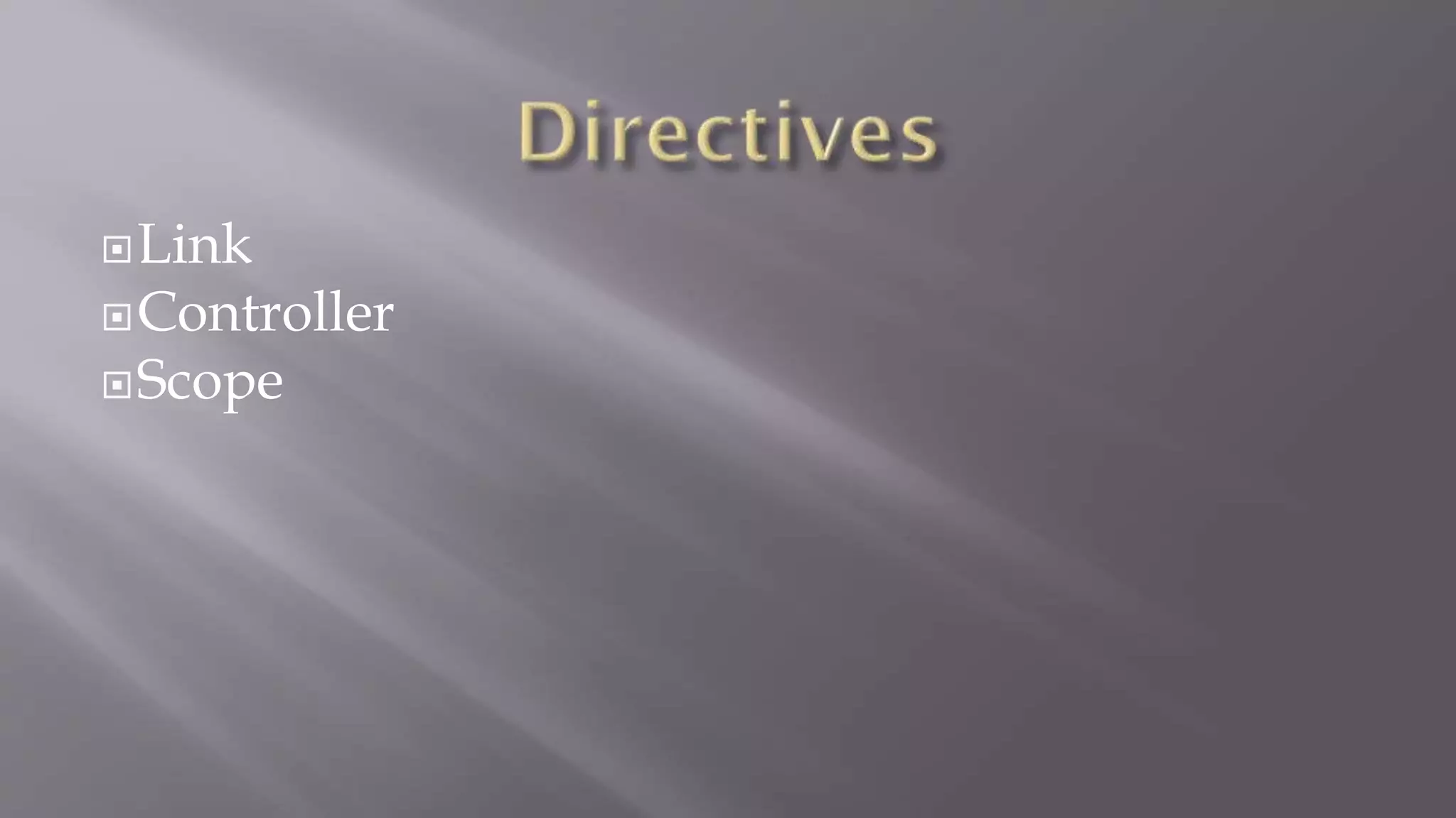 Link
Controller
Scope