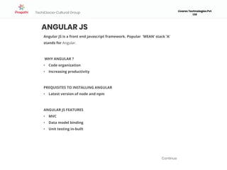 Introduction to Angular JS | PPT