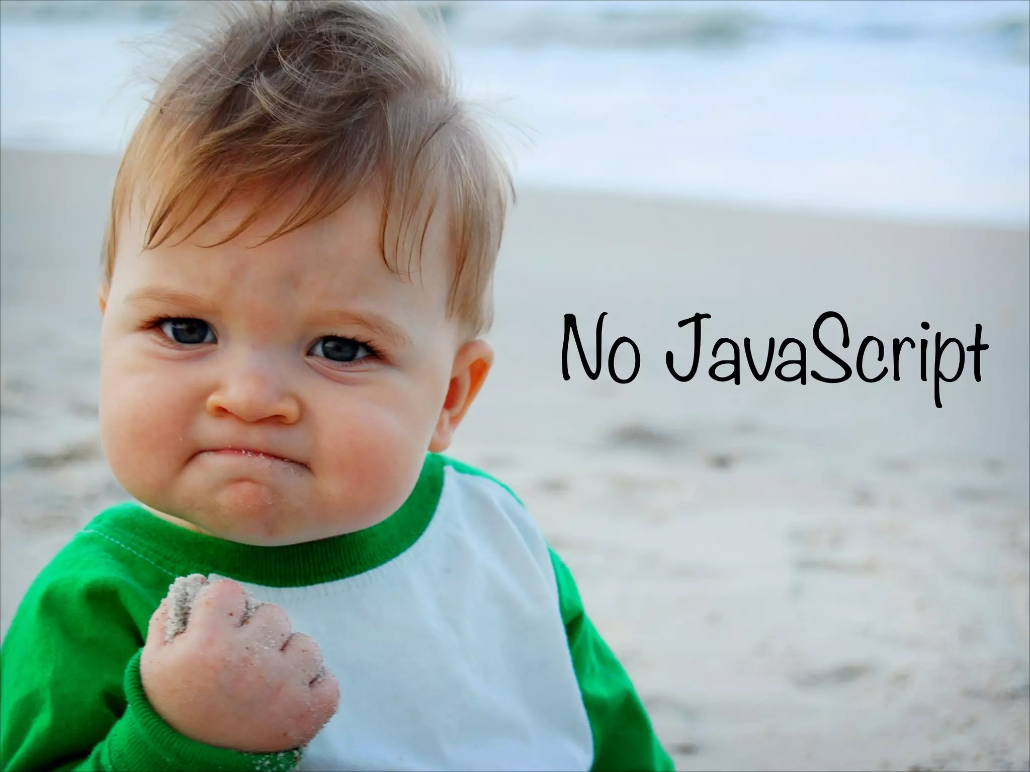 No JavaScript
 