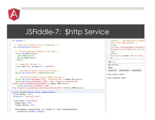 JSFiddle-7: $http Service
 