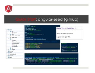 Quick Start: angular-seed (github)
 