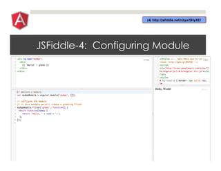 JSFiddle-4: Configuring Module
 