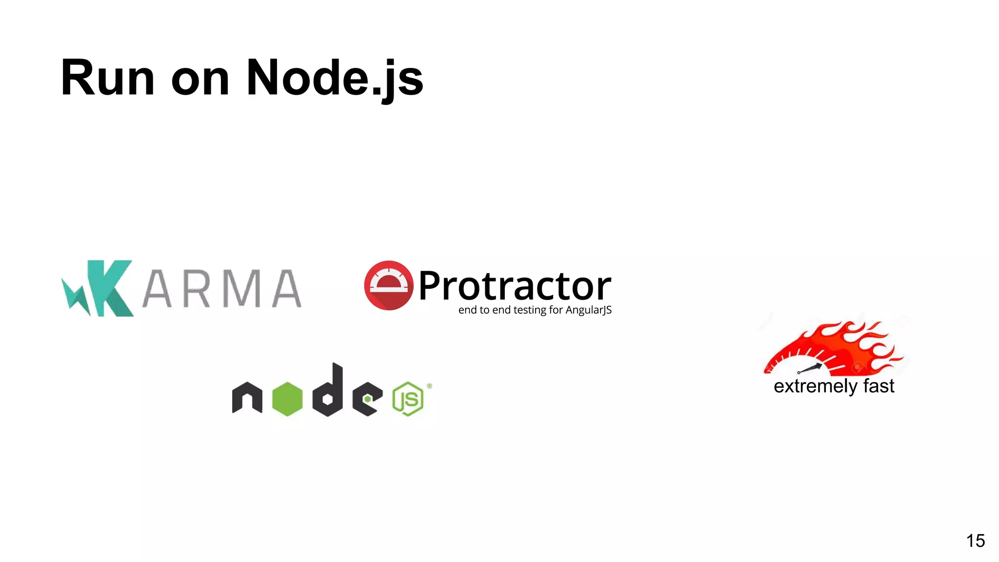 Run on Node.js
extremely fast
15