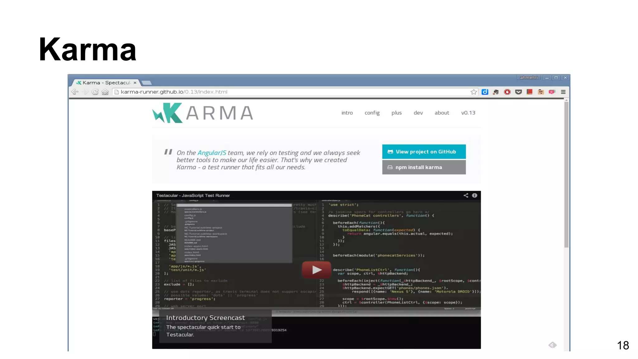 Karma
18